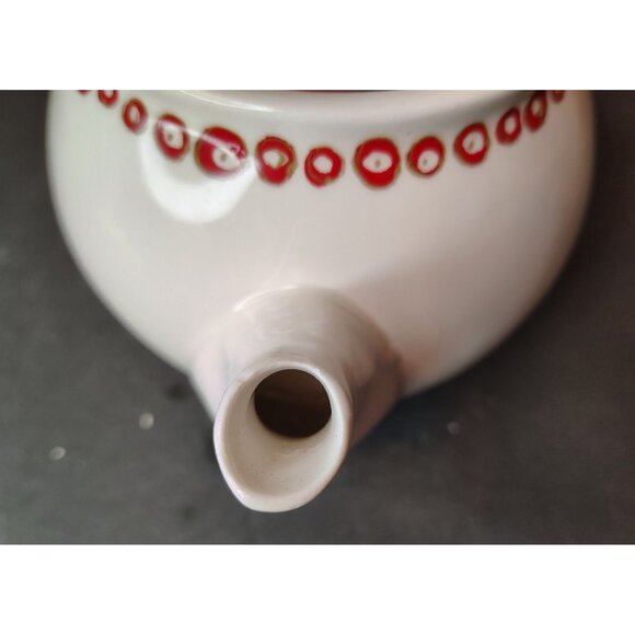 Magenta Rae Dunn Twas the Night Christmas Teapot Santa Hat Mouse - Picture 3 of 4